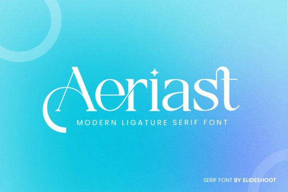 Aeriast Serif: Elevating Handmade Brand Identity and Product Design
