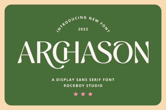 Archason Typeface Review: Elevating Campaign Visuals with Elegant Sans Serif Design
