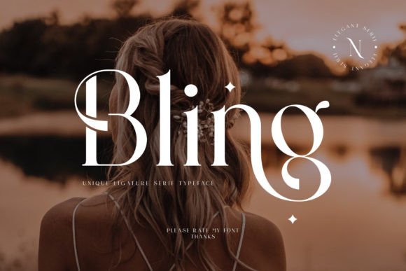 Bling: The Premium Serif Font for Scroll-Stopping Brand Graphics
