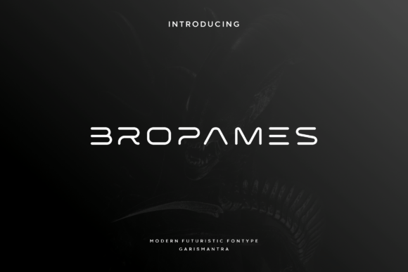 Bropames: A Futuristic Sans Serif for Modern Editorial Design