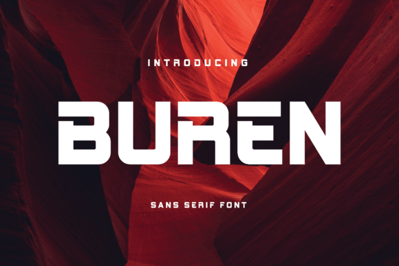 Buren: A Minimalist Sans Serif for Clean Brand Identity