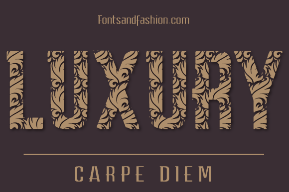 Carpe Diem Luxury: A Typeface for Elevated Editorial Design