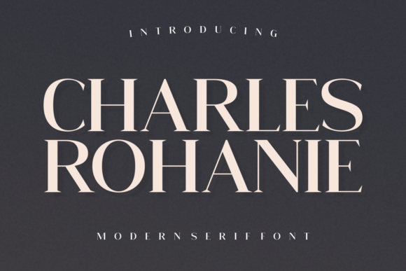 Charles Rohanie: A Premium Serif Font for Modern Web Design