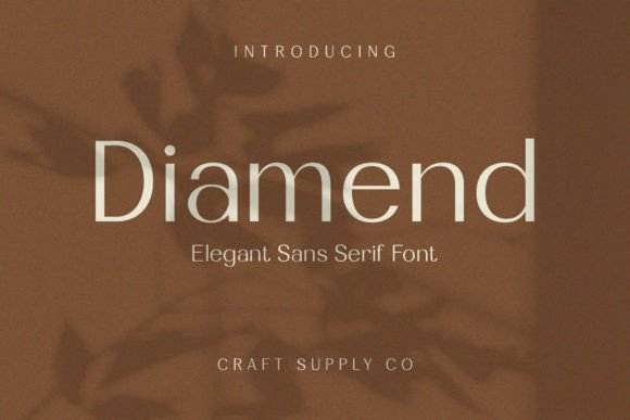 Diamend: Elevating Digital Brand Identity with Modern Sans Serif Typography