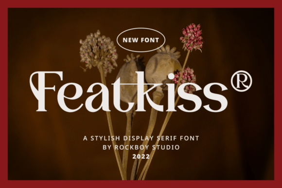 Featkiss: A Refined Serif Typeface for Modern Editorial Design