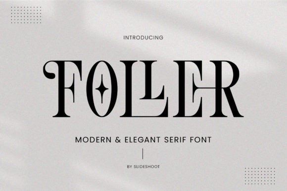 Foller Typeface: Elevating Campaign Visuals with Elegant Serif Design