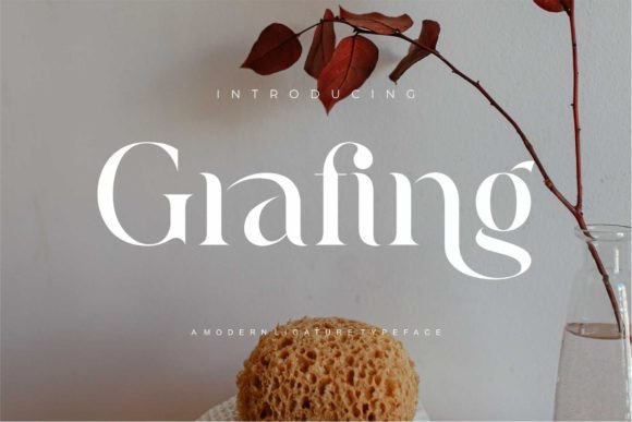 Grafing Serif Font: Elevate Your Handmade Brand Identity