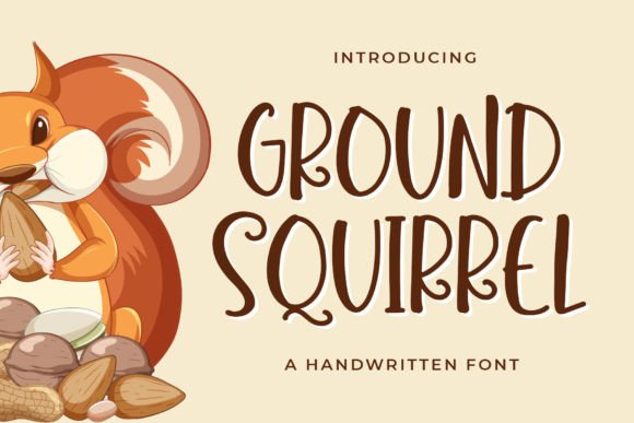 Ground Squirrel: The Perfect Handwritten Typeface for Your Creative Shop