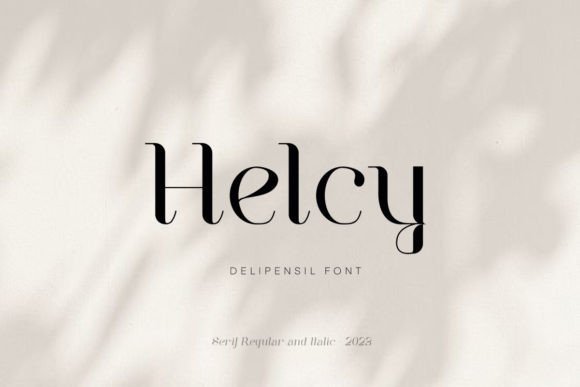 Helcy: The Elegant Serif Typeface for Handmade Branding