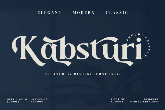 Kabsturi: A Timeless Serif for Editorial Design