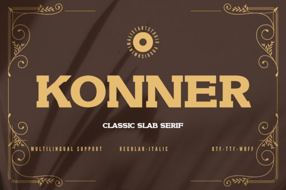 Konner: The Elegant Slab Serif Typeface for Modern Web Design