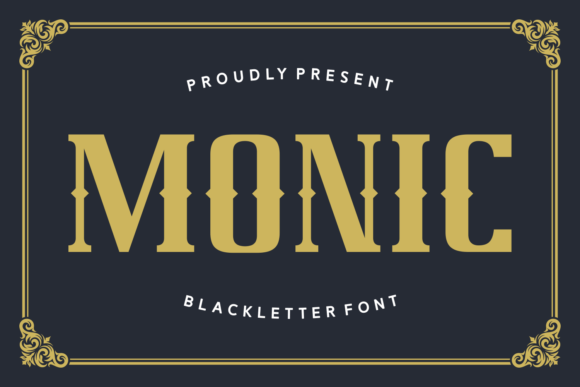 Monic: A Blackletter Typeface for Modern Editorial Design