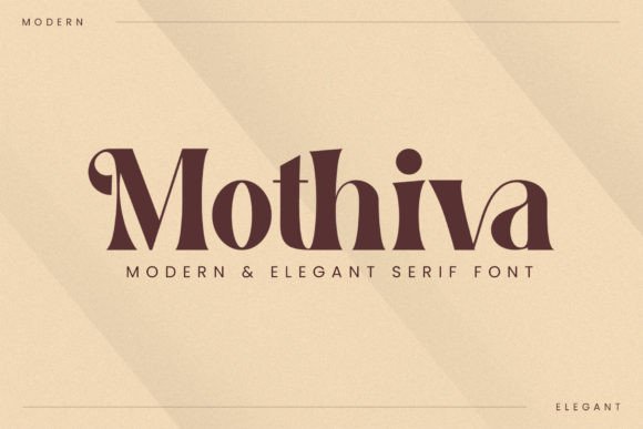 Mothiva: The Elegant Serif Typeface for Modern Web Design