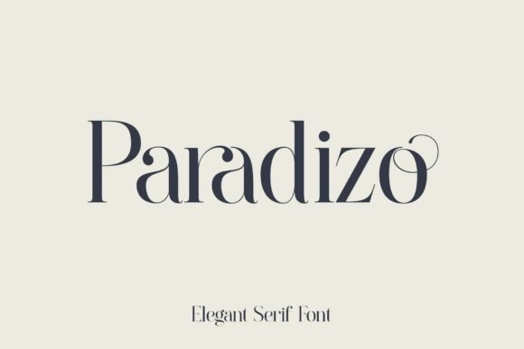 Paradizo: An Elegant Serif Typeface for Luxurious Web Design
