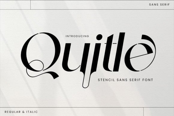 Quitle: The Elegant Sans Serif Font for Handmade Product Design