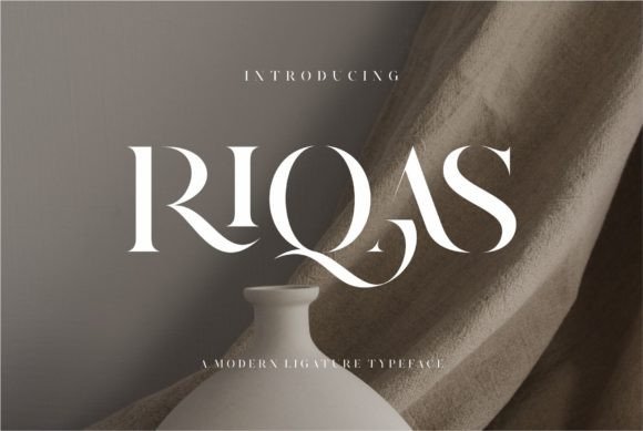 Riqas: The Elegant Serif Typeface for Premium Craft Designs