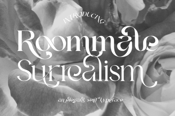 Roommate Surrealism: A Serif Typeface for Modern Brand Identity