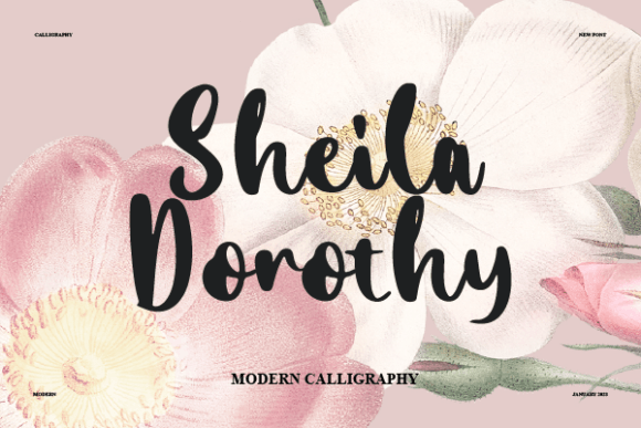 Sheila Dorothy: A Handwritten Typeface for Elegant Web Design