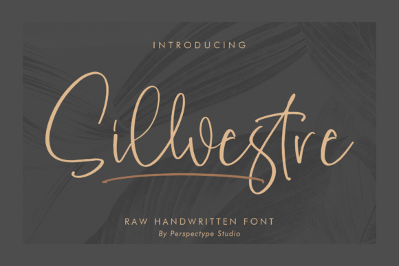 Sillvestre: The Handwritten Typeface for Elegant Editorial Design