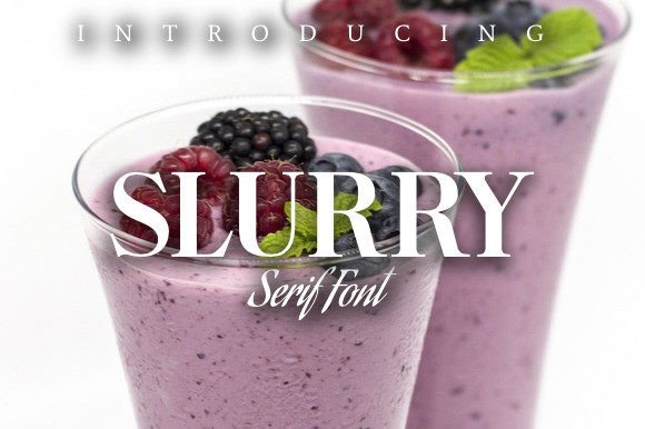 Slurry: The Elegant Serif Typeface for Handmade Branding