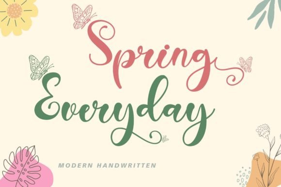 Spring Everyday: The Handwritten Typeface That Elevates Small Business Branding