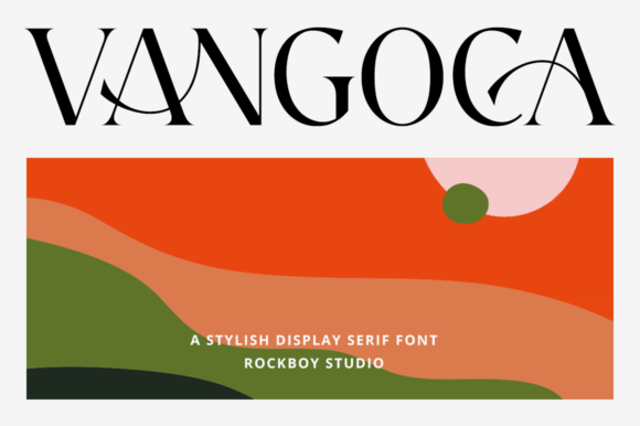 Vangoca: A Distinct Serif Typeface for Editorial Design